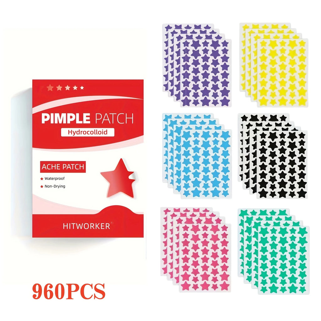 6-Color Star Pimple Patches