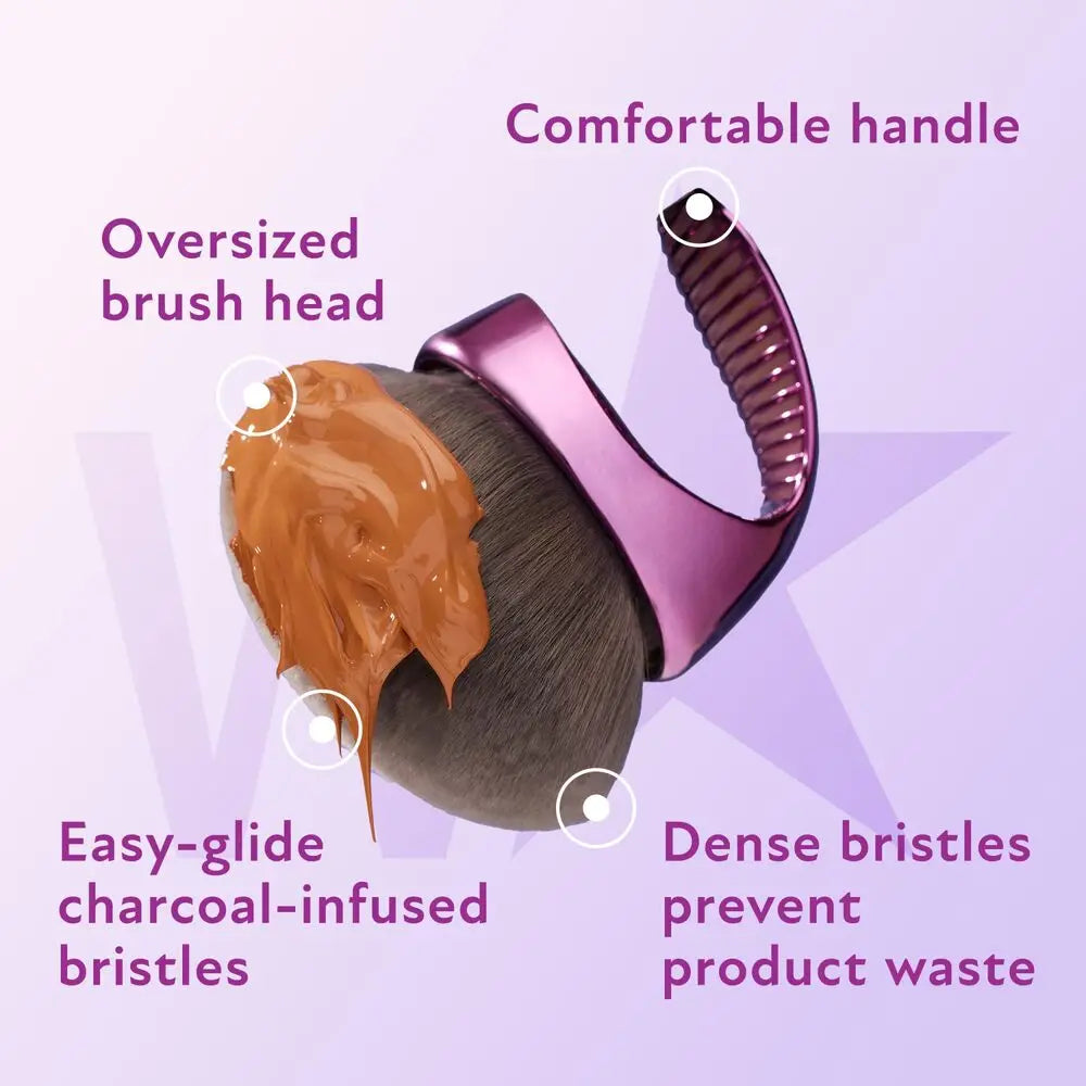 Extra Large Body Makeup Brush for Self Tanner Leg Makeup & Bronzer Self Tan Applicator Wide Round Head Blur Body Kabuki Brushes