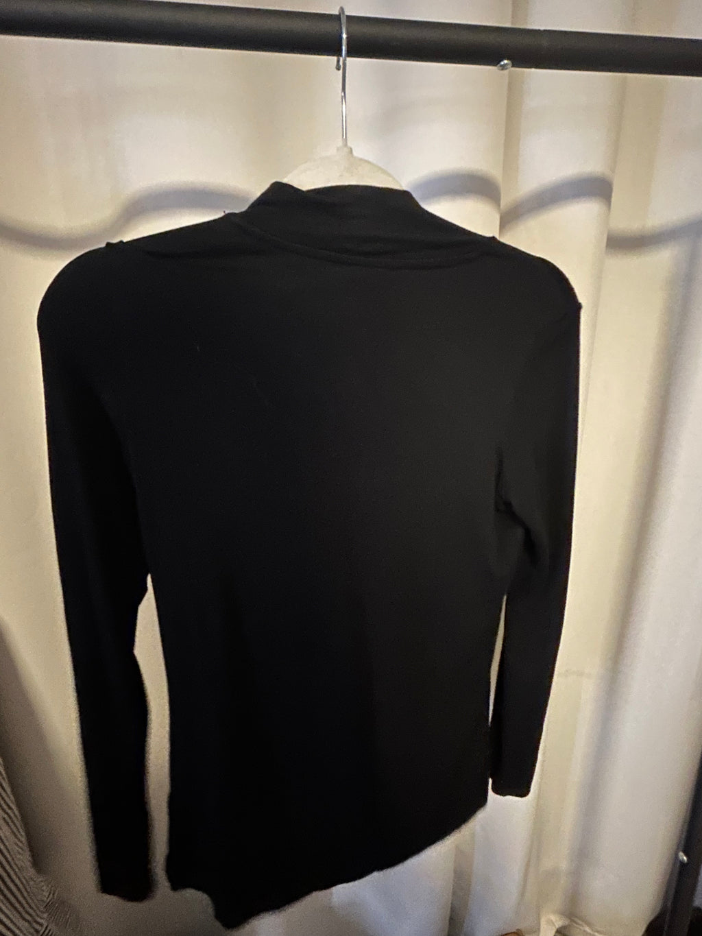 Black Long Sleeve Crew Neck