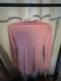 Pink Long Sleeve Crew Neck