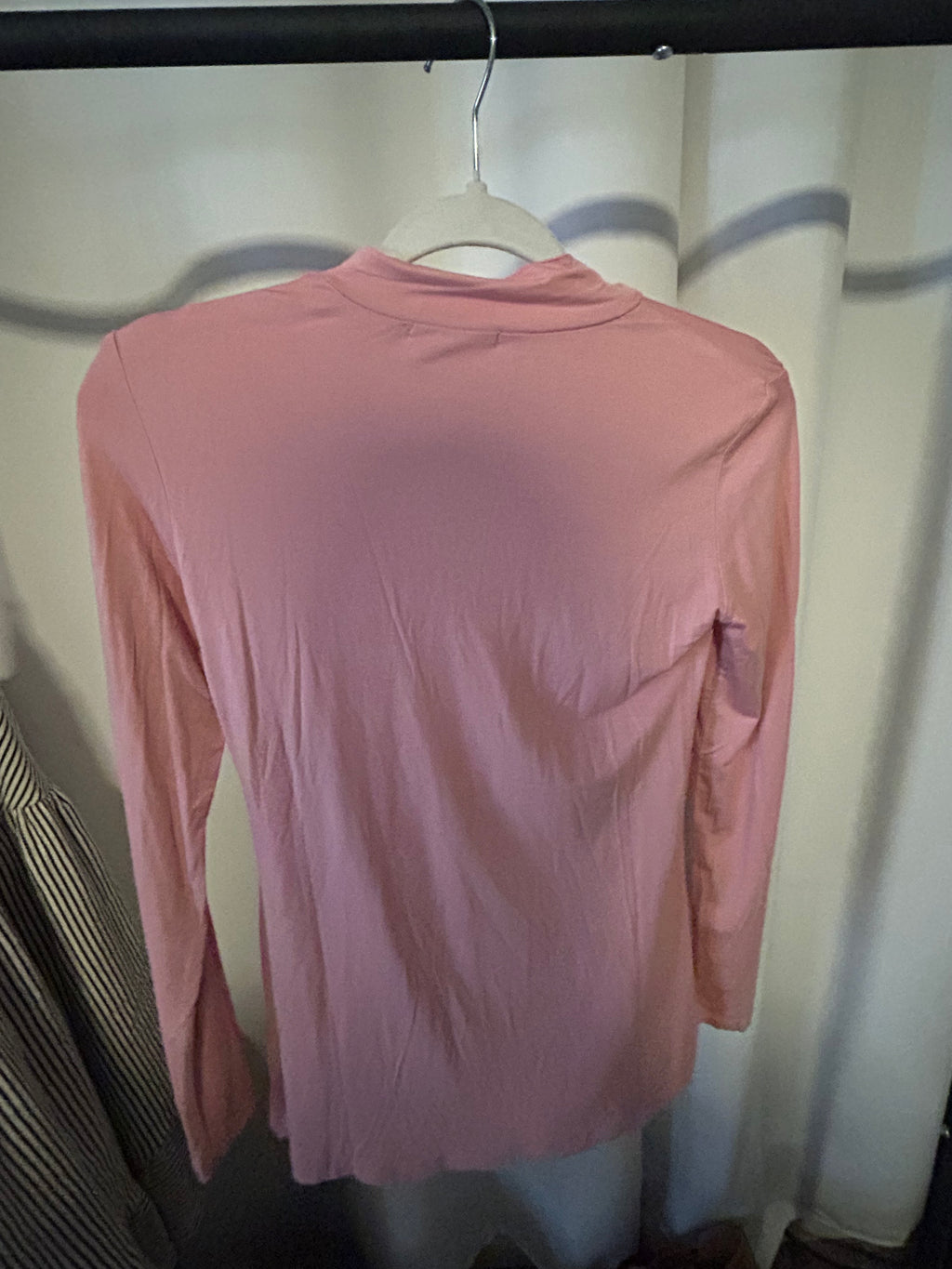 Pink Long Sleeve Crew Neck
