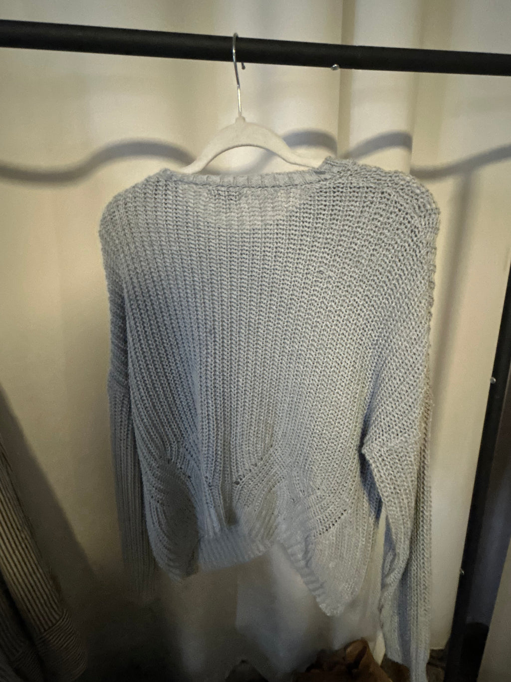 Light Blue Knitted Sweater