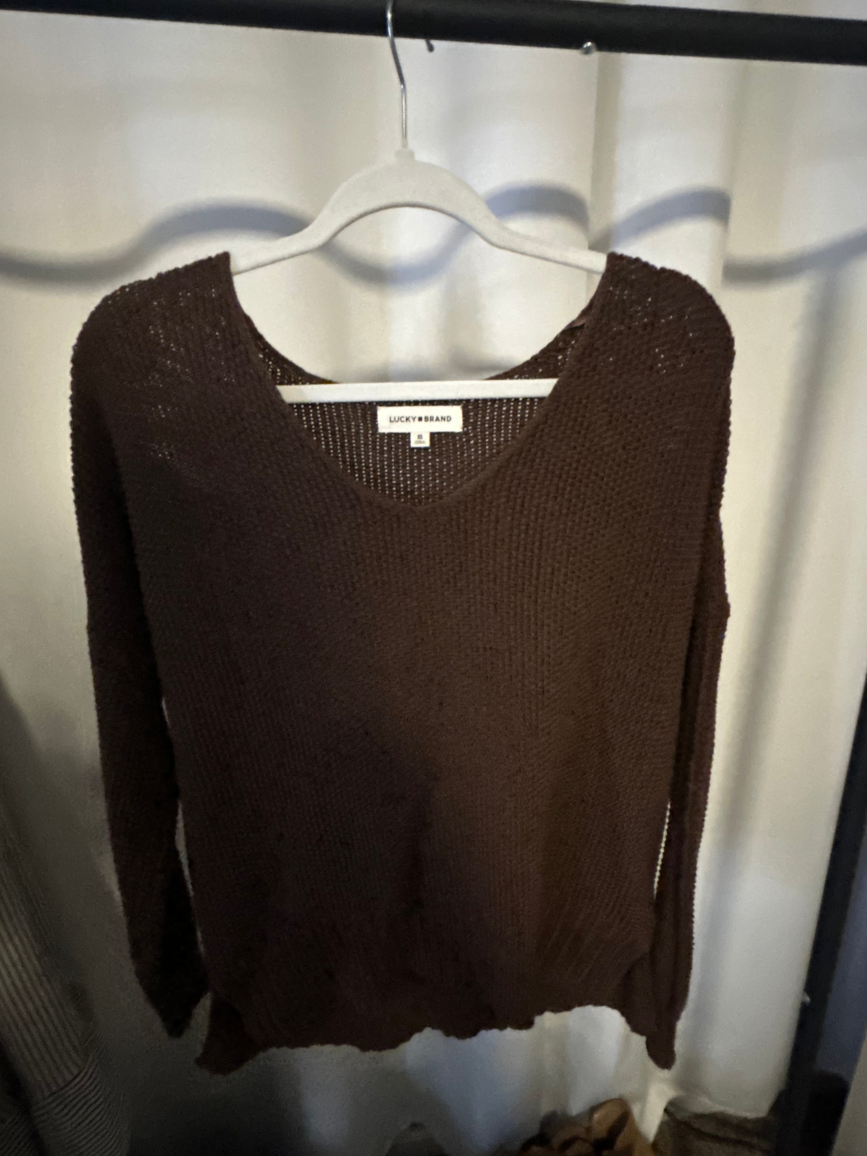 Brown Knitted Sweater