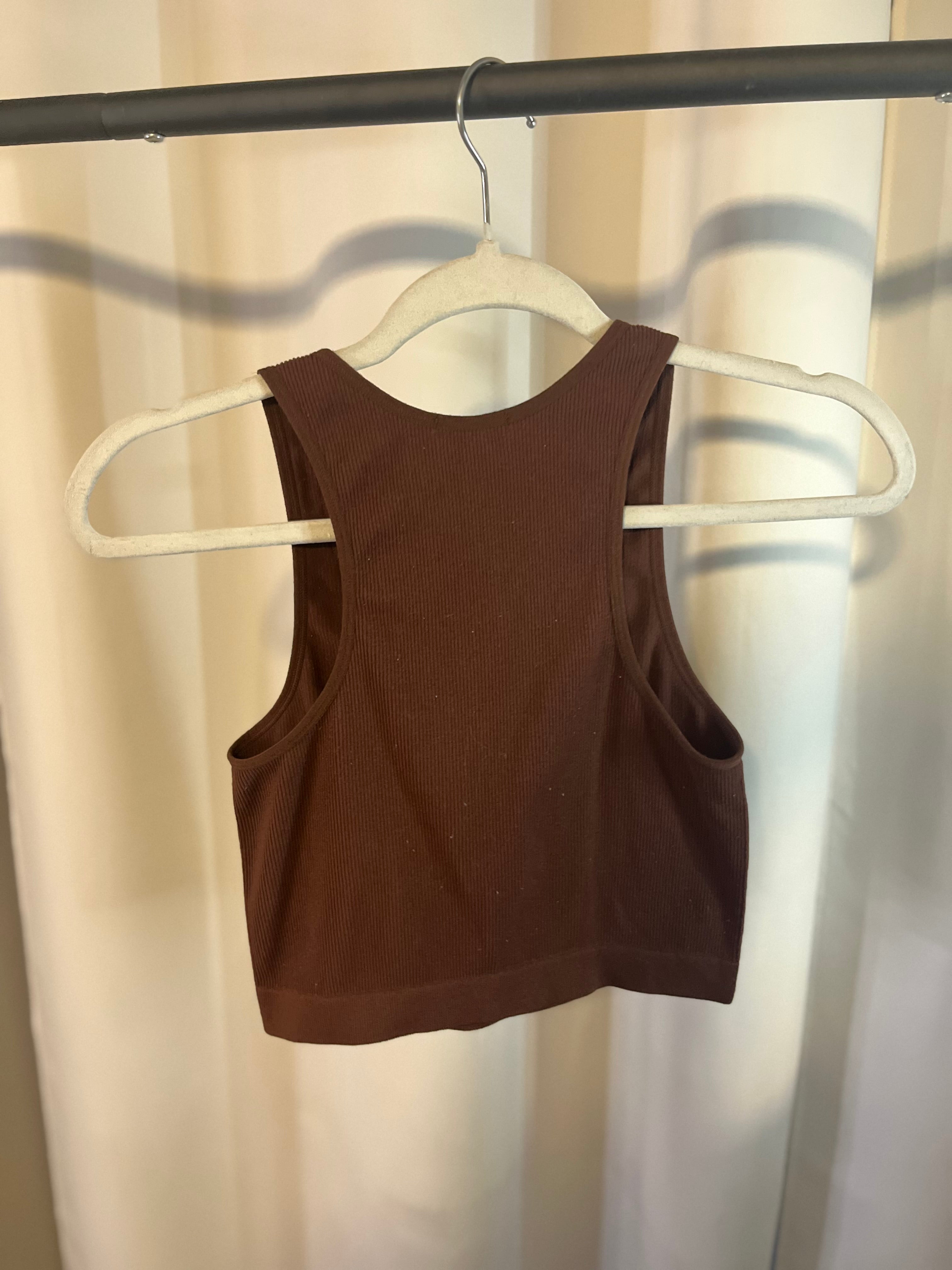 Brown Crop top